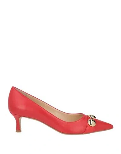 Cerruti 1881 Woman Pumps Red Size 8 Leather