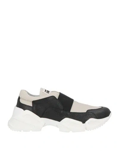 Cerruti 1881 Woman Sneakers Black Size 10 Leather