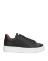 Cerruti 1881 Woman Sneakers Black Size 8 Cow Leather