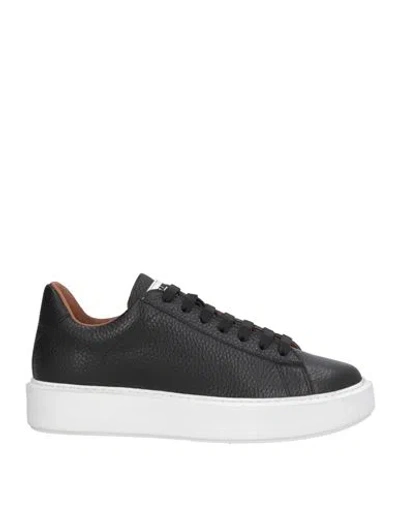 Cerruti 1881 Woman Sneakers Black Size 8 Cow Leather