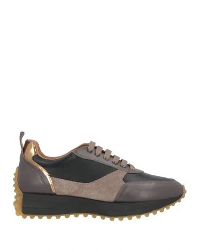 Cerruti 1881 Woman Sneakers Black Size 8 Cow Leather