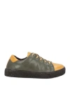 Cerruti 1881 Woman Sneakers Military Green Size 8 Calfskin