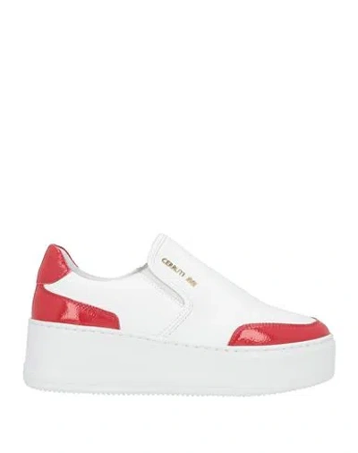 Cerruti 1881 Woman Sneakers White Size 8 Cow Leather