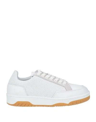 Cerruti 1881 Woman Sneakers White Size 8 Cow Leather In Animal Print