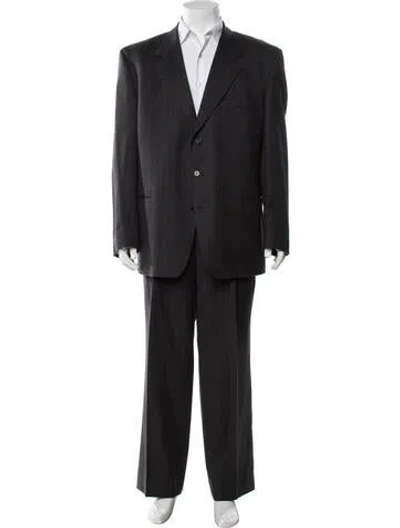 Pre-owned Cerruti 1881 Wool Two-piece Suit In Gray