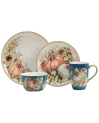 Certified International Autumn Breeze 16pc Dinnerware Set In Multi