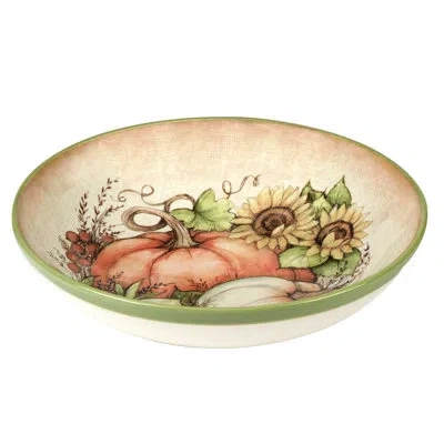 Certified International Autumn Breeze Serving Bowl In Multi