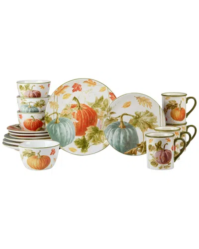 Certified International Autumn Harvest 16pc Dinnerware Set In Multi