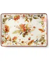 Certified International Autumn Meadows Rectangular Platter In Multi