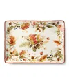 Certified International Autumn Meadows Rectangular Platter In Multi
