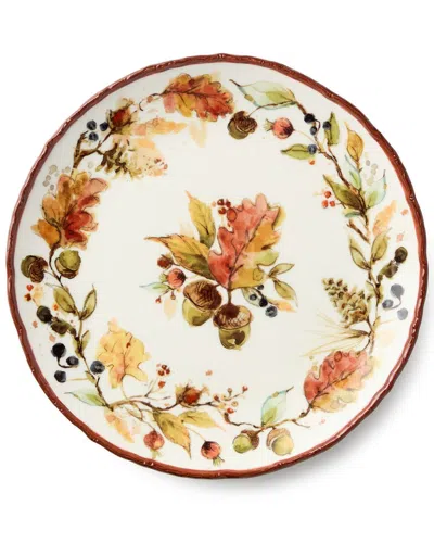 Certified International Autumn Meadows Set Of 4 Salad Plates In Multi