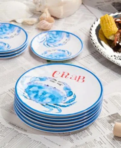 Certified International Beach House Melamine Dinnerware Collection In Blue