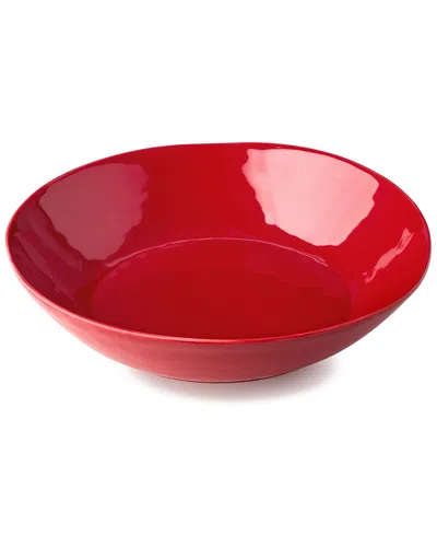 Certified International Berry Red Christmas Serving/pasta Bowl