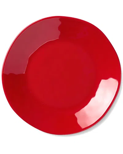 Certified International Berry Red Christmas Set Of 4 Dessert Plates