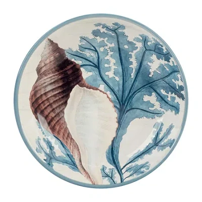 Certified International Beyond The Shore Serving Bowl In Blue