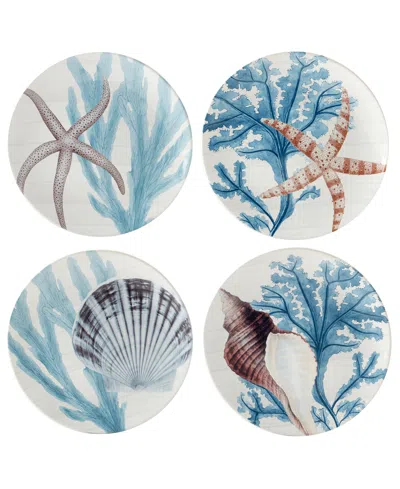 Certified International Beyond The Shore Set Of 4 Dinner Plates In Miscellaneous
