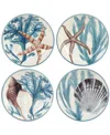 Certified International Beyond The Shore Set Of 4 Soup Bowls In Miscellaneous