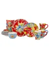 Certified International Blossom 16pc Dinnerware Set, Service For 4 In Miscellaneous