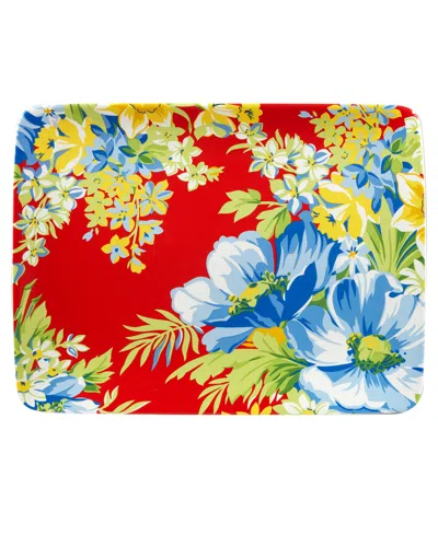 Certified International Blossom Rectangular Platter In Miscellaneous