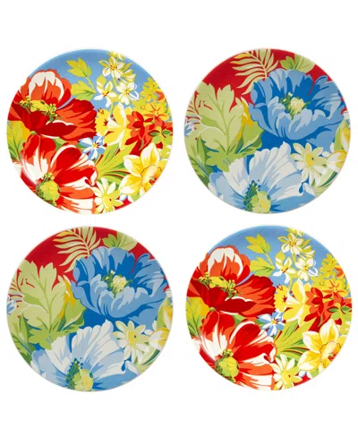 Certified International Blossom Set Of 4 Salad Plates In Miscellaneous