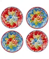Certified International Blossom Set Of 4 Soup Bowls In Miscellaneous