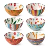 Certified International Caliente 6-pc. Porcelain Ice Cream Bowl In Multi