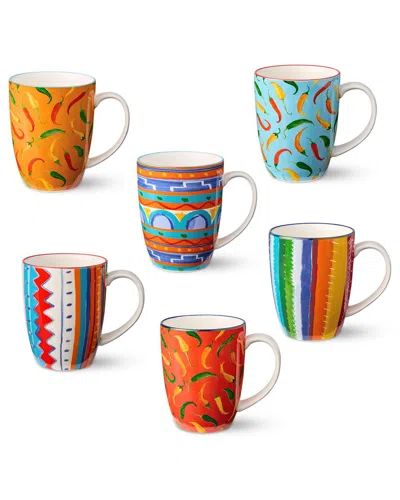 CERTIFIED INTERNATIONAL CERTIFIED INTERNATIONAL CALIENTE SET OF 6 MUGS