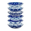 Certified International Carnival Blue 6-pc. Porcelain Soup Bowl In Blue