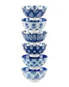 Certified International Carnival Set Of 6 All Purpose Bowls