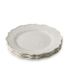 Certified International Certified Isabella Crackle Melamine Dinnerware Collection In Teal