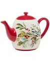 Certified International Christmas Gatherings Teapot
