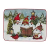 Certified International Christmas Gnomes Large Rectangular Platter In Multi