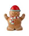 Certified International Christmas Whimsy Gingerbread 3-d Cookie Jar In Multi