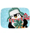 Certified International Christmas Whimsy Penguin Rectangular Platter In Multi