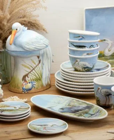 Certified International Coastal Birds Dinnerware Collection In Multi
