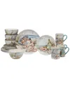 Certified International Coastal Landscape 16pc Dinnerware Set In Multi