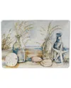 Certified International Coastal Landscape Rectangular Platter In Multi