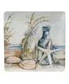 Certified International Coastal Landscape Square Platter, 12.5"