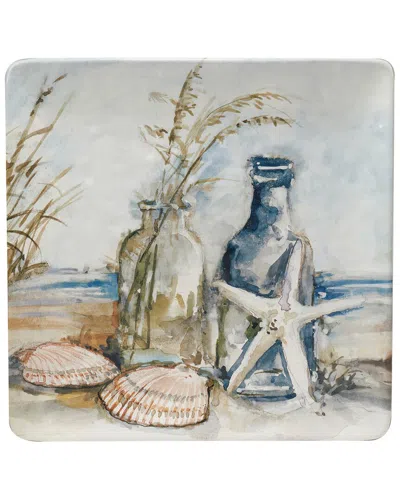 Certified International Coastal Landscape Square Platter