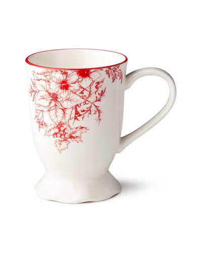 Certified International Crimson Noel Set Of 6 Mugs In Multi