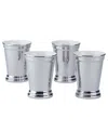 Certified International Derby Day At The Races Set Of 4 Silver Plated Mint Julep Cup In Miscellaneous