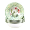 Certified International Desert Beauty All Purpose 6-pc. Melamine Soup Bowl In Green