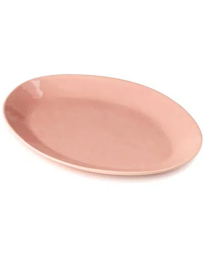 Certified International Desert Rose Oval Platter In Pink