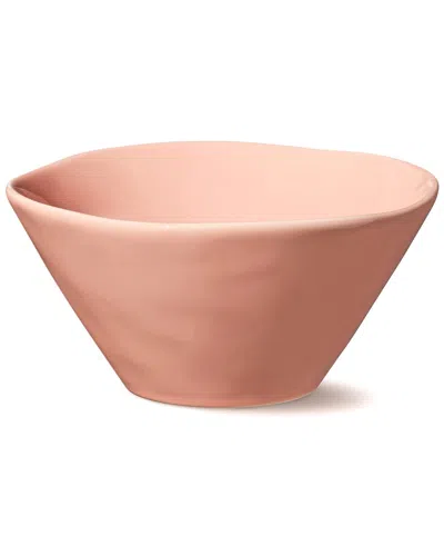 Certified International Desert Rose Set Of 4 Ice Cream Bowls In Pink