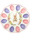 Certified International Easter Garden 3d Deviled Egg Plate In Multi