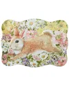 Certified International Easter Garden Rectangular Tray In Multicolor