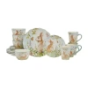Certified International Easter Meadow 16-pc. Earthenware Dinnerware Set In White