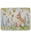 Certified International Easter Meadow Rectangular Platter In Miscellaneous