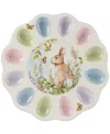 Certified International Easter Meadow Round Deviled Egg Plate In Miscellaneous