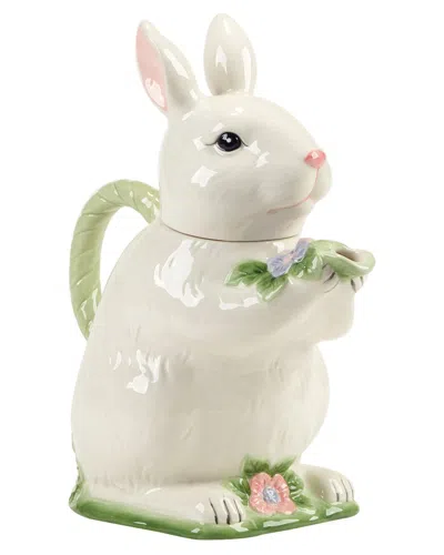 Certified International Easter Morning 3d Bunny Teapot